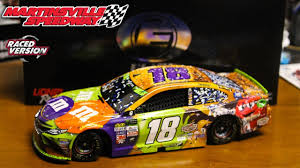 Busch won the inaugural nascar cup series race at kentucky in 2011, as well as another one during his 2015 championship season. Nascar Diecast Review Kyle Busch 2017 Martinsville Playoff Win 1 24 Youtube