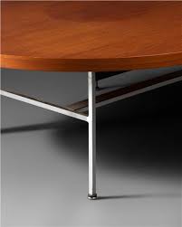 The nelson coffee table or living room ottoman bench features two neutral colors of comfortable plush faux leather seat cushions with quality stitching that is sturdy and adaptable. George Nelson Coffee Table Model 5756 C 1956 Herman Miller Usa Mutualart