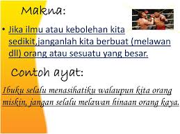 Kerja memotong kayu itu alah bisa, tegal biasa sahaja bagi ah kow kerana sejak kecil lagi dia telah melakukannya. Ppt Peribahasa Powerpoint Presentation Free Download Id 2617778