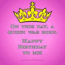 A birthday is an occasion when a person or institution celebrates the anniversary of their birth. Happy Birthday To Me A List Of Cute And Clever B Day Wishes For Yourself Allwording Com