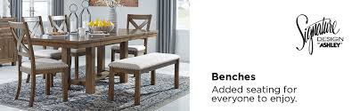 About lacey the rich contemporary design of the lacey dining room collection features faux marble and a subtle rustic beauty to create a sophisticated atmosphere that is sure to enhance any dining experience. Amazon Com Ashley Furniture Signature Design Lacey Large Dining Room Bench Upholstered Contemporary Medium Brown Table Benches