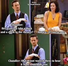Look, what do you want me to say? Season 3rd Chandlerbing Was Savage Friends Evergreen Facebook