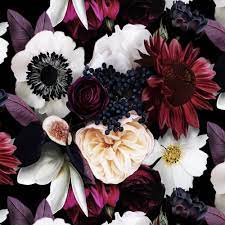 Check spelling or type a new query. Dark Moody Floral Floral Pattern Textile Textiledesign Designer Livingroom Ideas Print Cvety Fonovye Risunki Priroda