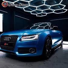 China St1028 New Hive And Hexagonal Led Light For The Car Polishing And Clear Paint Protection Wrap At The Vehicle Maintenance Shop China Car Care Light Car Washing Bay Led Light