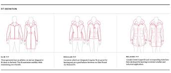 Size Chart For Canada Goose Outerwear