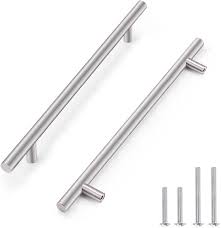 Maybe you would like to learn more about one of these? Buy 10 Pack 224mm 8 8inch Hole Centers Stainless Steel Kitchen Cabinet Door Handles And Pulls Cabinet Knobs Length 288mm 11 1 2inch Brushed Nickel Online In Turkey B01gjqlaqg
