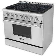 Featured freestanding range the kitchenaid 30 stainless steel freestanding gas range is an excellent option for those looking for a compiled from 29 reviews. Thor Kitchen 36 Inch Freestanding Gas Range The Home Depot Canada
