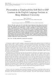 Ang pagpapalaglag, pagpapaagas o aborsyon ay ang sinadyang pagpatay sa batang nasa loob ng matres. Pdf Presentation As Employability Soft Skill To Esp Learners In The English Language Institute At King Abdulaziz University