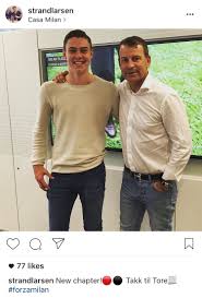 Jørgen strand larsen is a norwegian professional footballer who plays as a forward for dutch eredivisie club groningen. Milan Eye On Twitter Jorgen Strand Larsen Confirms His Transfer To Milan On Instagram