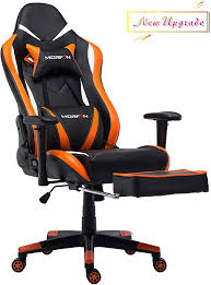 Amazon Com Morfan Gaming Chair Large Size Ergonomic Executive Office Home Racing Chair With Lumbar Massager Support In 2020 Racing Chair Executive Office Gaming Chair