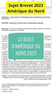 sujet brevet 2023 fuite nord｜Recherche TikTok