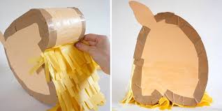 Beim bemalen bietet es sich übrigens an, zunächst eine schicht weiße farbe als. Pinata Basteln Frau Scheiner