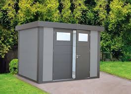 Wolff Metall Geratehaus Nagoya Rauchgrau 421 400 Gartenhaus Metall Metallgeratehaus Gartenhaus Pultdach