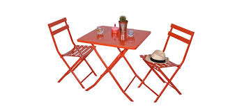 Pack ensemble livraison offerte salon de jardin caspar 200 + 6 chaises cayo graphite. Table Et Chaises Rouges Achetez Nos Tables Et Chaises Rouges Rdv Deco