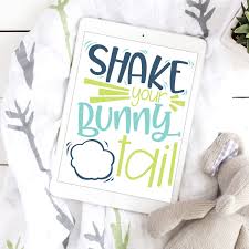 Freebie Friday Shake Your Bunny Tail Svg Cut File Kelly Lollar Designs