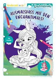 Malen Und Ratseln Mit Den Enchantimals Die Fachseite Fur Erzieher Innen