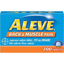 Pain may be defined as an unpleasant sensory or emotional experience associated with actual or potential tissue damage. Aleve Back Muscle Pain Reliever Tablets Naproxen Sodium Nsaid 200ct Target