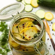 Pickled Squash Recipe For Easy Fresh Flavorful Squash Pickles Recipe Pickled Squash Recipe Pickling Recipes Summer Squash Recipes