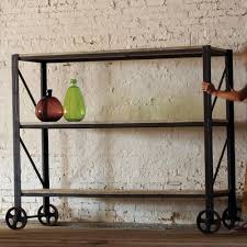 Check spelling or type a new query. Kalalou Giant Iron And Wood Rolling Shelving Unit Maplenest