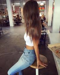 Pretty Chic Emrata Cheveux Cheveux Chatains Cheveux Longs