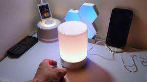 Light switch, brightness adjustment and color change can be remotely controlled through the aukey home. Review The Aukey Rgb Bedside Lamp With Touch Control Aukey Tech Rgb Youtube