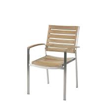 Treviso Stapelstuhl Diamond Garden Gartenmobel Teak Stapelstuhle