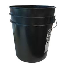 Argee 5 Gal Black Pail 10 Pack Rg5500bk 10 Plastic Buckets Bucket Plastic Pail