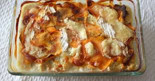 Gratin De Patates Douces Butternut Et Bleue D Artois Au Poulet Recette Par My Culinary Curriculum Gratin Patate Douce Patate Douce Et Recette