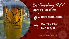 Open Labor Day Food and Tunes with On The Rise Bar-B-Que