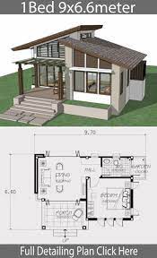 35 Lovely Small Home Design Ideas With Two Floor That Have Minimalist Architecture One Bedroom House One Bedroom House Plans Small House Style