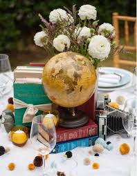 O Globe Centerpiece 2 Vintage Centerpieces Vintage Travel Themed Wedding Vintage Centerpieces Wedding Table Decorations Vintage Vintage Wedding Table