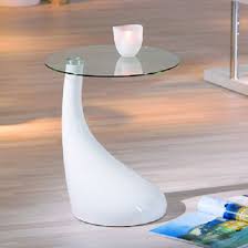 (1) total ratings 1, au $149.00 new. Vito White Gloss Lamp Table Is Part Of A Collection From A German Supplier Who Design Furniture W Glass Top End Tables Glass Side Tables Round Metal Side Table