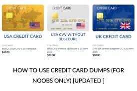 To ensure success in carding and online purchases, it is advised to use non vbv cc and dumps for all your works. How To Use Credit Card Dumps For Noobs Only Updated 2021