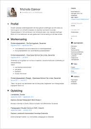12 Voorbeeld Cv S Onderwijsassistent Cv Handleiding Word Pdf