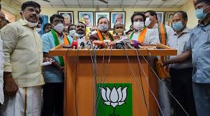 Kamalhaasan donned the robe of change and at the moment, only mr. General Secretary Of Kamal Haasan S Party Joins Bjp Ahead Of Tamil Nadu Polls Cities News The Indian Express