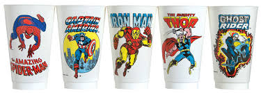Hake S Marvel Comics 7 Eleven Slurpee Plastic Cup Set