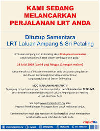 Hotel sri petaling (hotel), kuala lumpur (malaysia) deals. Bernama Radio On Twitter Perkhidmatan Lrt Rapid Kl Laluan Sri Petaling Dan Ampang Akan Digantung Sementara Pada Sabtu Myrapidkl