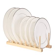 multi purpose wooden dish rack dishes