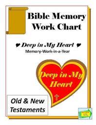 Bible Memory Work Chart