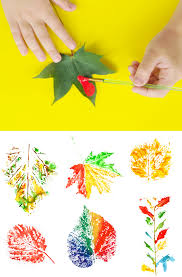 Looking for fall activities you can do in your classroom or at home? Leaf Painting Activities For Kids