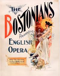 Phantom of the opera vintage framed poster roughly 22 1/4 height x 33 3/4 length. The Bostonians Presenting English Opera By Anonyme Art Print Wall Art Posters And Framed Art