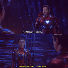 Stark had invented the iron. Peter Parker Tony Stark Tumblr Marvel Funny Marvel Jokes Funny Marvel Memes