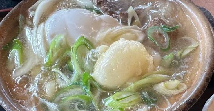 Fried Mochi in Broth