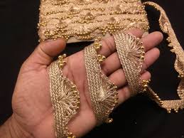 Browse the latest trends and textures in this season's colour palette. Indian Rose Gold Or Dull Copper Beaded Woven Handwork Fringe Etsy Lace Accessories Crafts Costume Handwork Embroidery Design