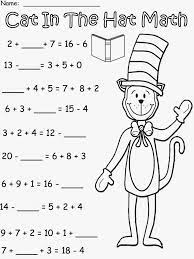 Fairy Tales And Fiction By 2 March Into March With More Cat In The Hat Dr Seuss Math Math Activities Preschool Kinder Math Centers