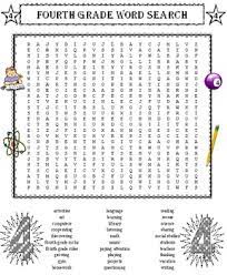 The word searches in this section cover broad math vocabulary appropriate for kids at different grade levels. Fourth Grade Word Search Puzzle By David Filipek Tpt