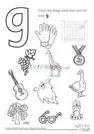 Grab your free copy of one of our most popular and engaging activity packets! Start With The Letter G Colouring Page