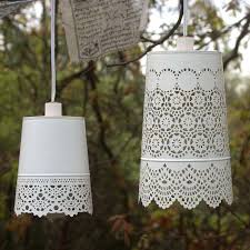 Overstock.com has been visited by 1m+ users in the past month Hanging Lamp Shabby Chic Style White Lace Lamp Beach Etsy Shabby Chic Style Shabby Chic Lamps Hanging Lamp