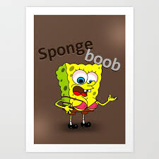 spongeboob Art Print by regrub | Society6