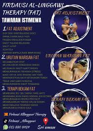 Firdausi allinggawi therapy (pusat urutan, bekam,terapi tulang belakang)